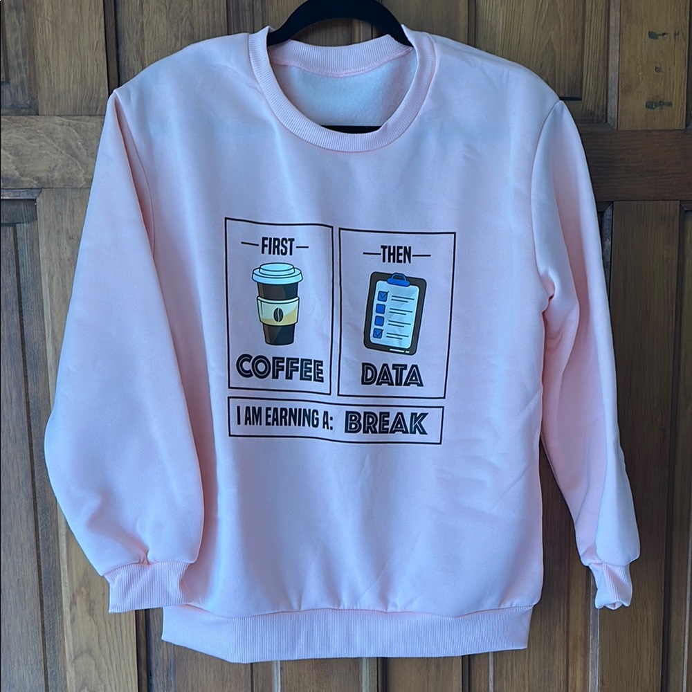 Pink Graphic Sweatshirt